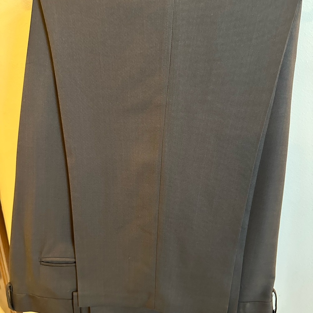 Haggar Men's Charcoal Suit Trousers